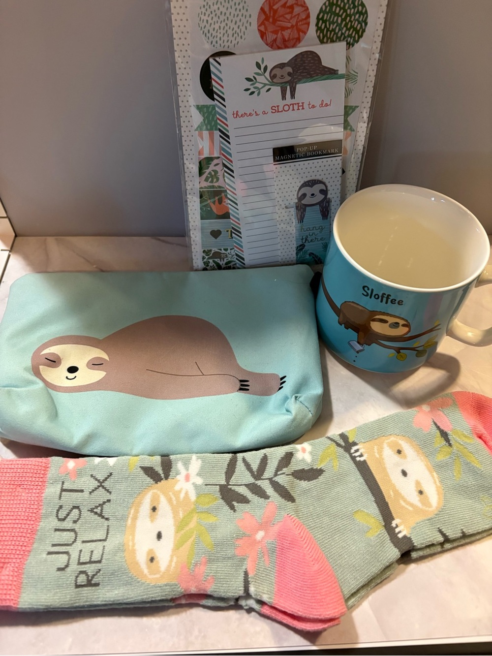 Cute Sloth gift set